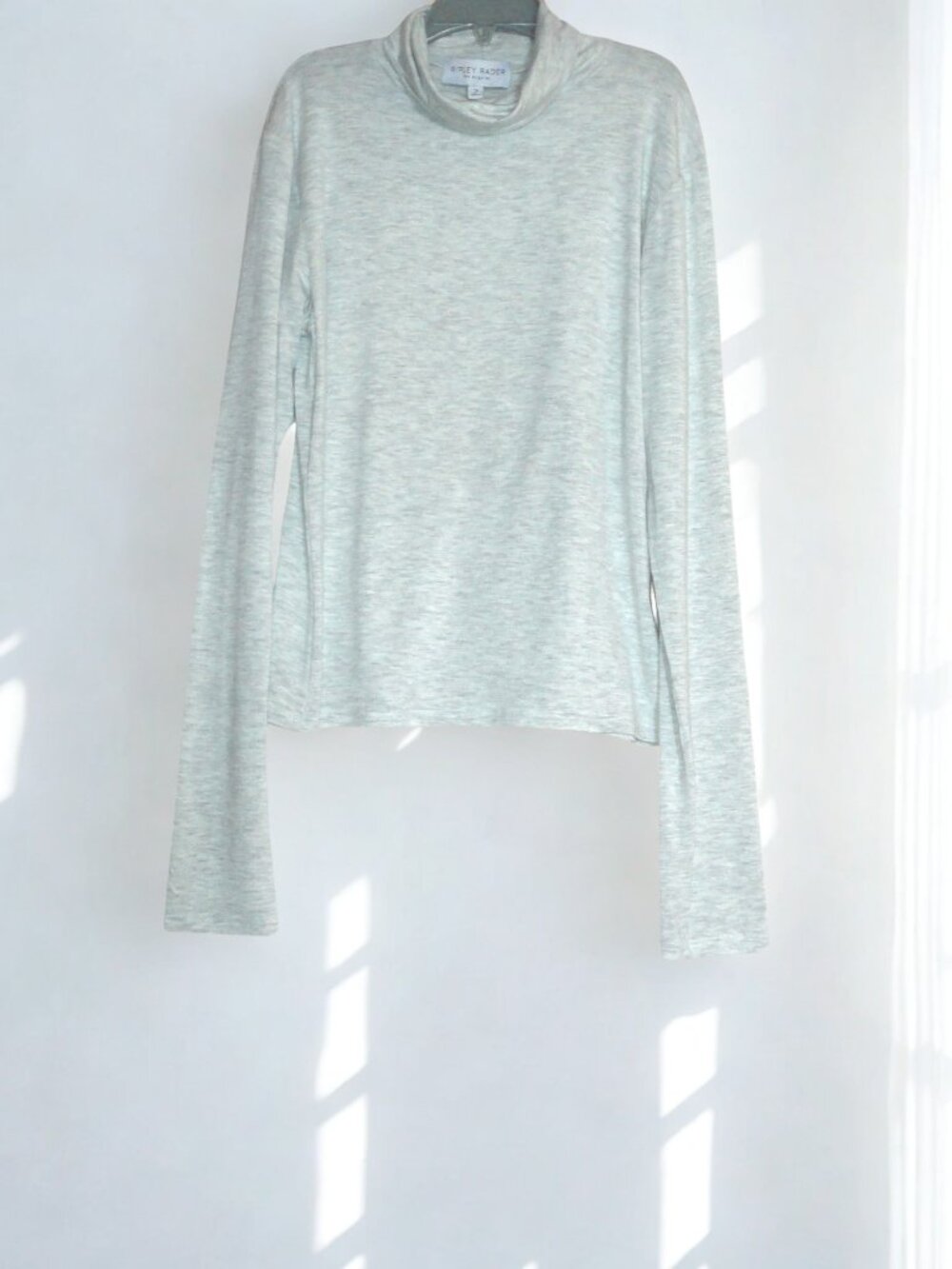 Ripley Rader (Size 2) Small Gray Long Sleeve Turtleneck Top